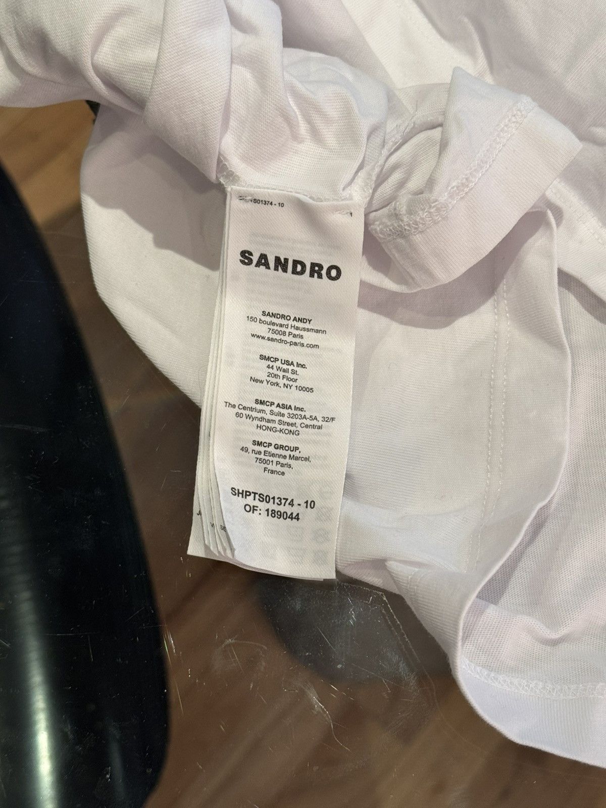 Sandro Sandro Liquid Metal logo shirt Size US S / EU 44-46 / 1 - 6 Thumbnail