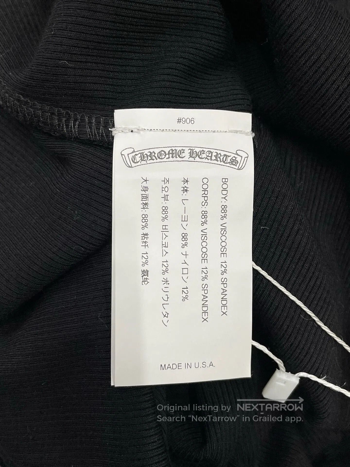 Chrome Hearts Chrome Hearts Black Cropped Embroidered Cardigan. Size L / US 10 / IT 46 - 6 Thumbnail