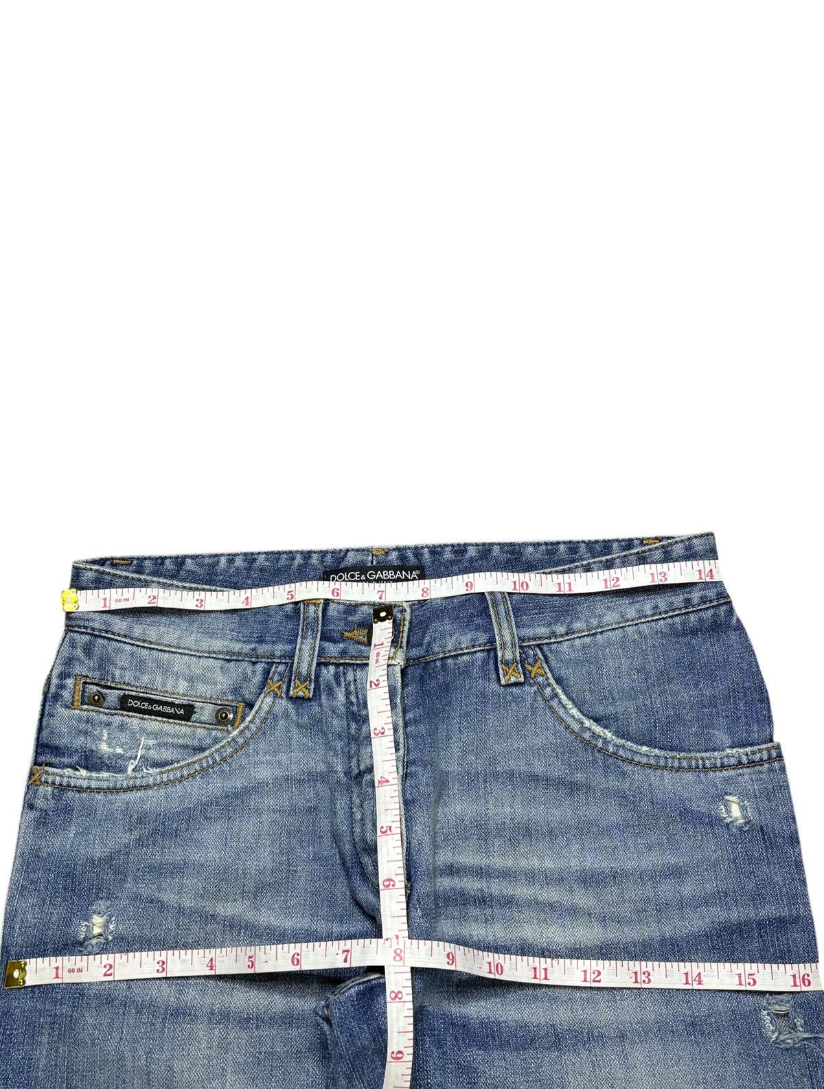 Dolce & Gabbana Vintage Dolce & Gabbana Mud Wash Bootcut Flare Jeans Size 28" / US 6 / IT 42 - 11 Thumbnail