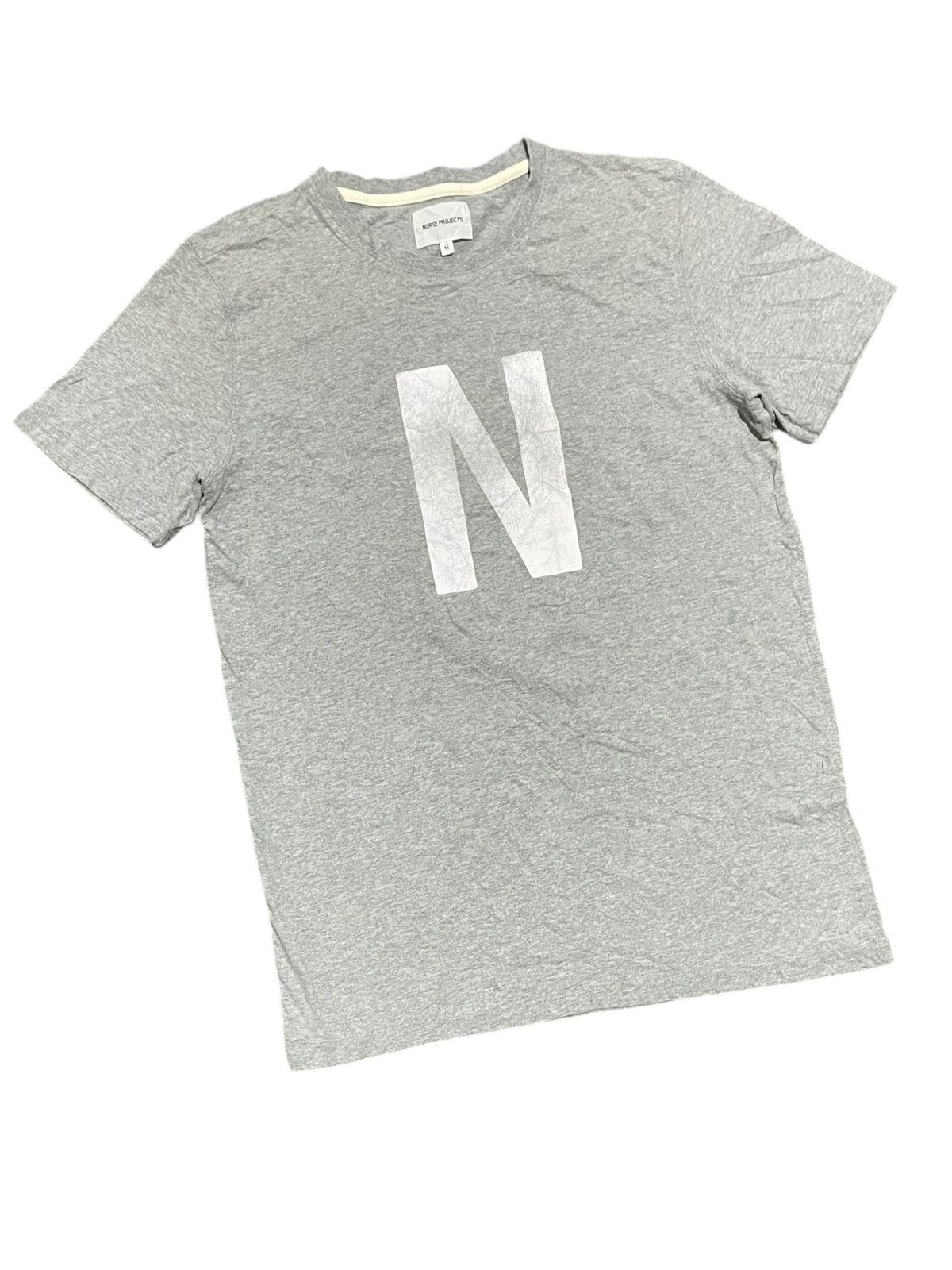 Norse Projects Norse Projects Niels Basic Logo Distressed Tee Size US M / EU 48-50 / 2 - 2 Thumbnail