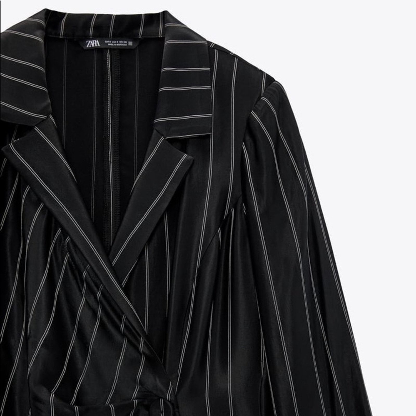Zara ZARA BLOGGER FAVORITE STRIPED BLAZER DRESS SPECIAL EDITION Size XS / US 0-2 / IT 36-38 - 11 Thumbnail