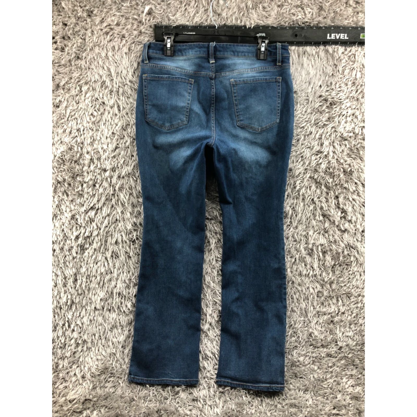 Faded Glory Faded Glory Ultimate Boot Jeans Womens Medium Blue Size 16 Regular Fit 5-Pocket Denim Bootcut Jeans Size 38" / US 16 / IT 52 - 5 Thumbnail