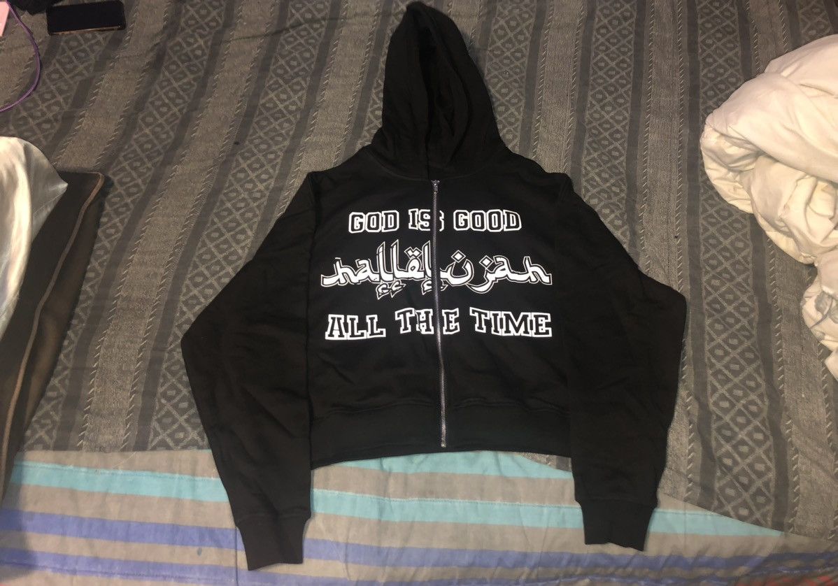 Rap Tees God Zip Hoodie Size US XXL / EU 58 / 5 - 5 Thumbnail