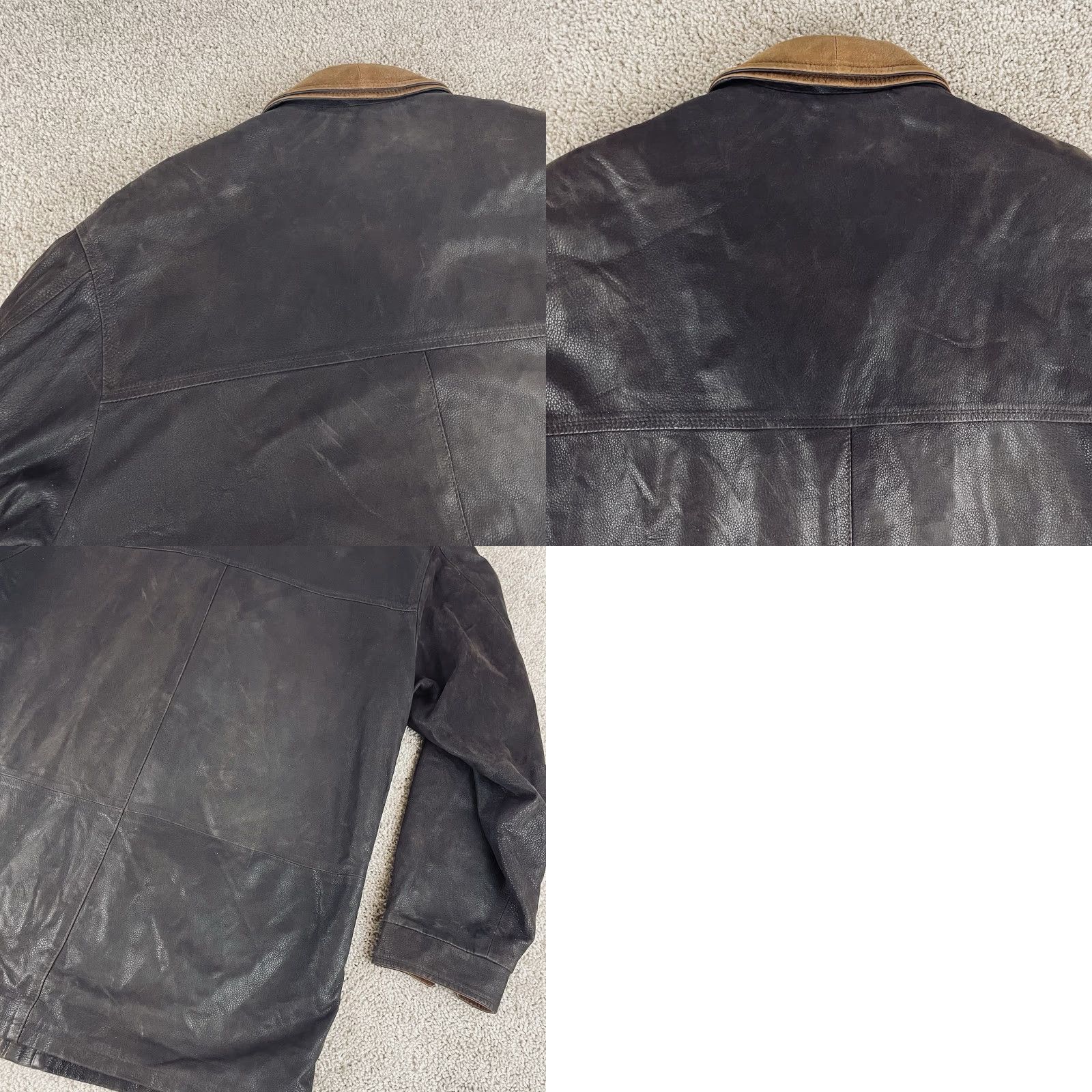 Vintage VINTAGE Remy Leather Jacket 40 Brown Men's Jacket Bomber Coat Snap Zip Lined USA Made 90s 80s Classic Outdoor Casual Size US XXS / EU 40 - 9 Thumbnail