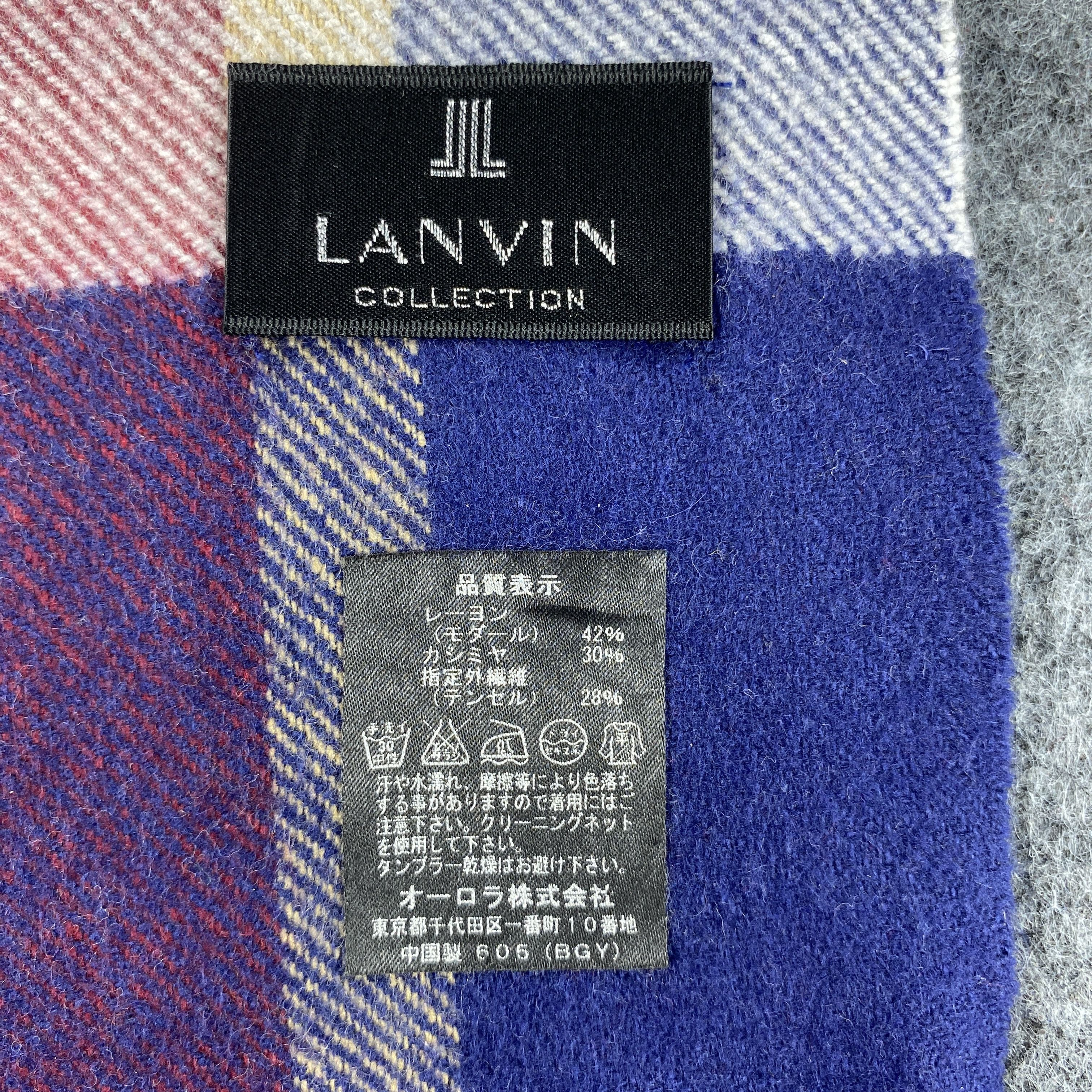 Lanvin Lanvin Scarf # Muffler # Neckwear # D601 Size ONE SIZE - 2 Thumbnail