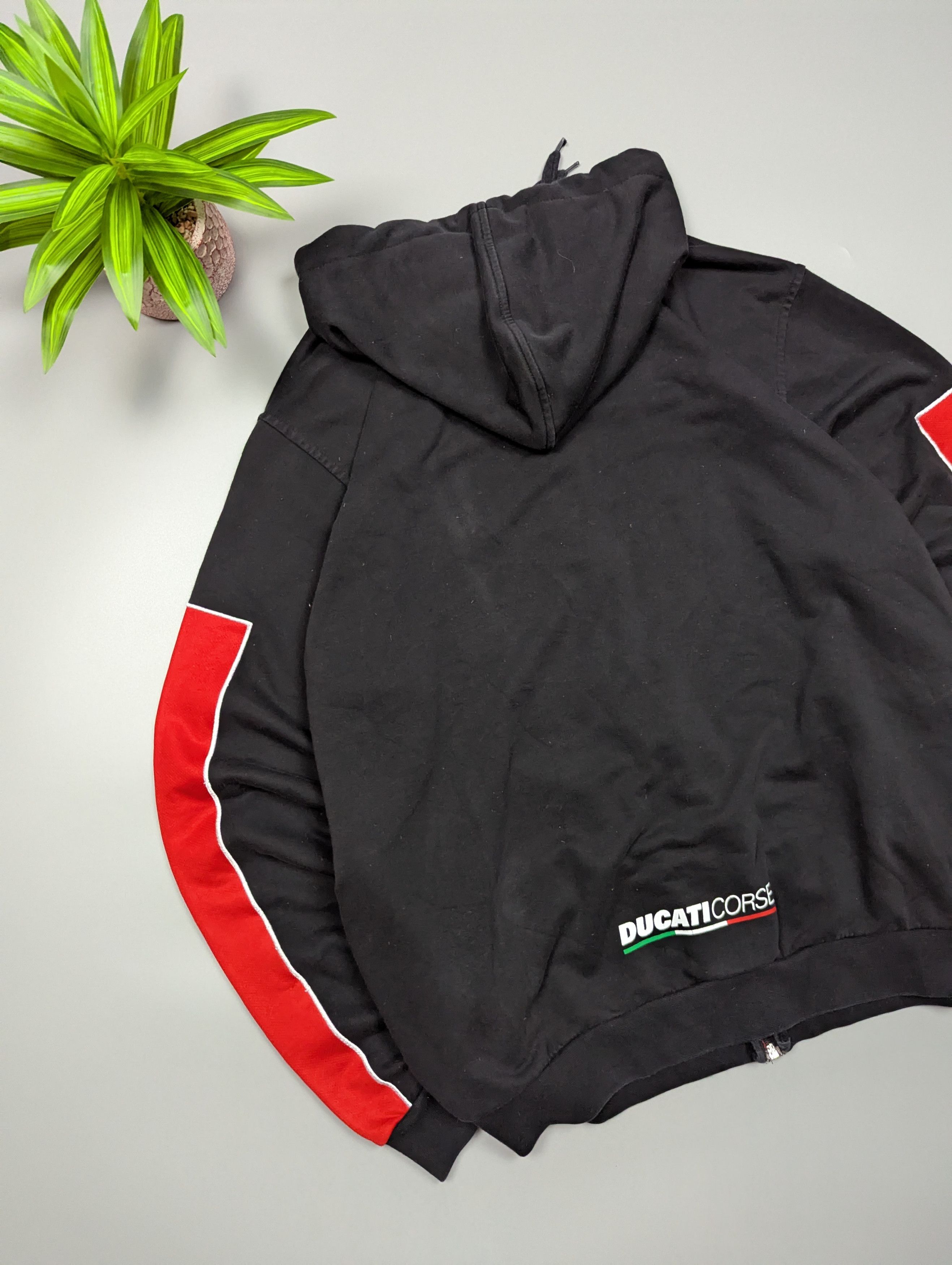 Ducati Ducati Corse Speed Moto Hoodie Men Zip Up Logo Racing Jacket Size US XXL / EU 58 / 5 - 7 Thumbnail