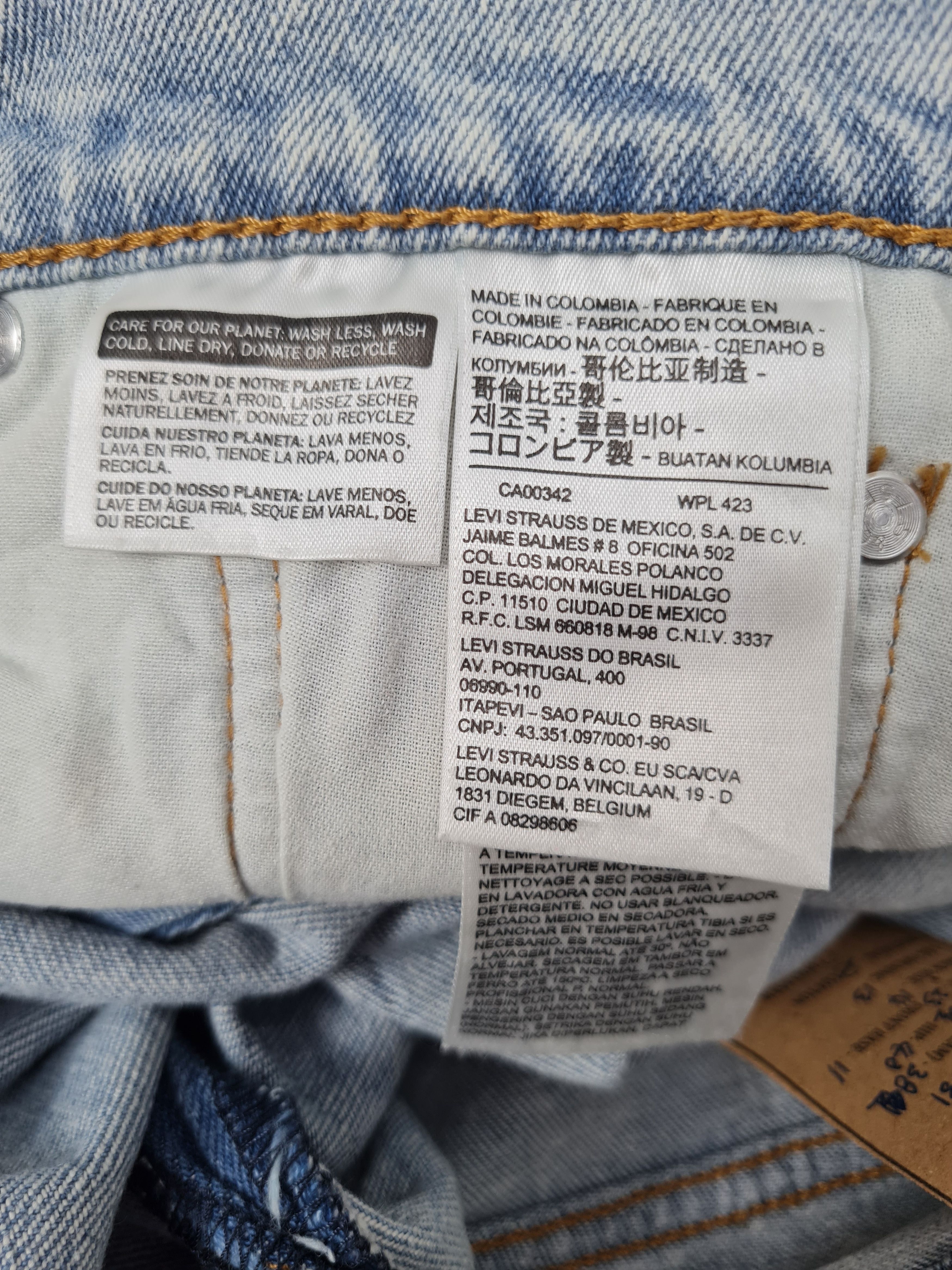 Levi's LEVIS 512 Faded Cropped Slim Fit Jeans L0353 Size 31X28.5 Size US 31 - 12 Thumbnail