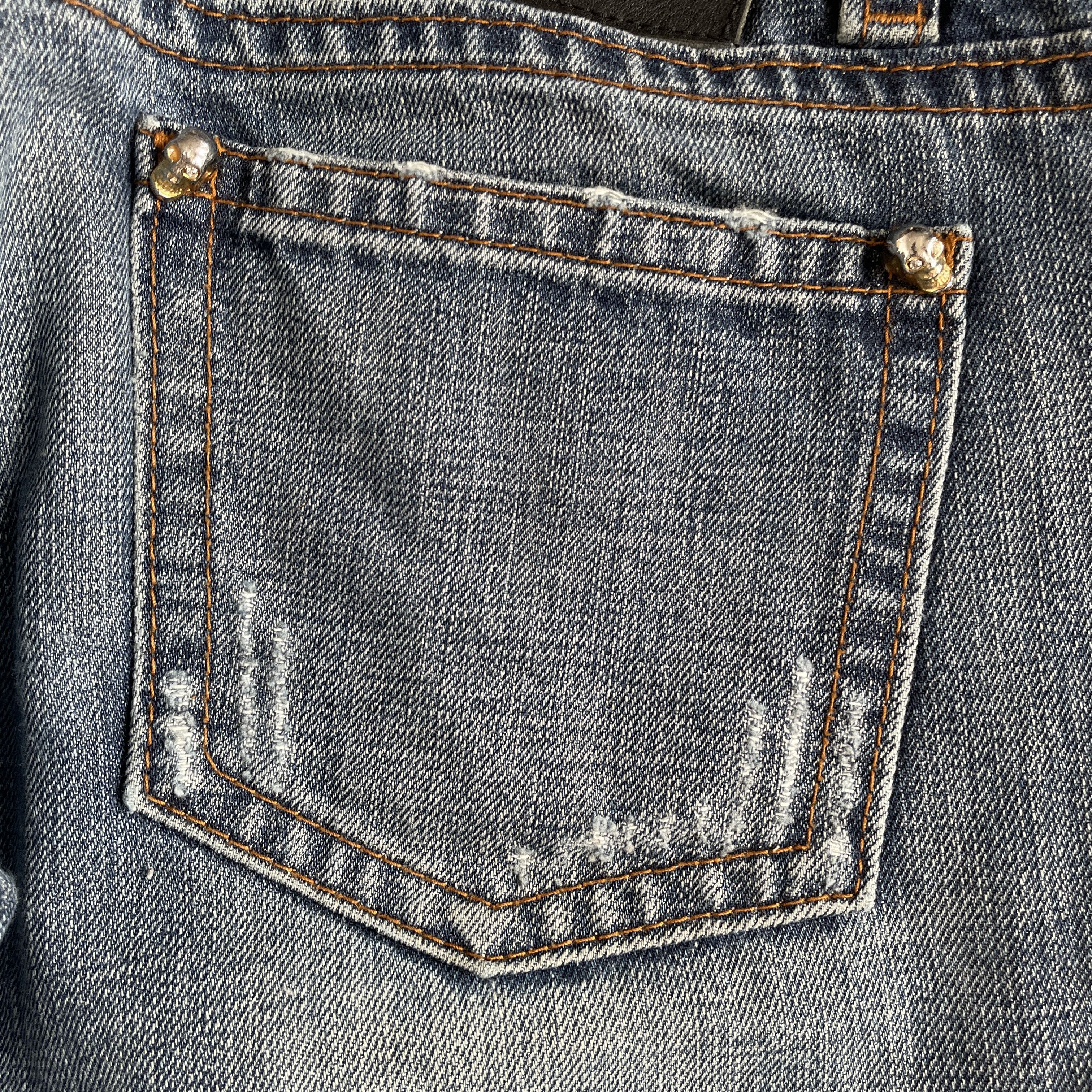 Dsquared2 Dsquared2 AW05 skull stud jeans Size 29" - 9 Thumbnail