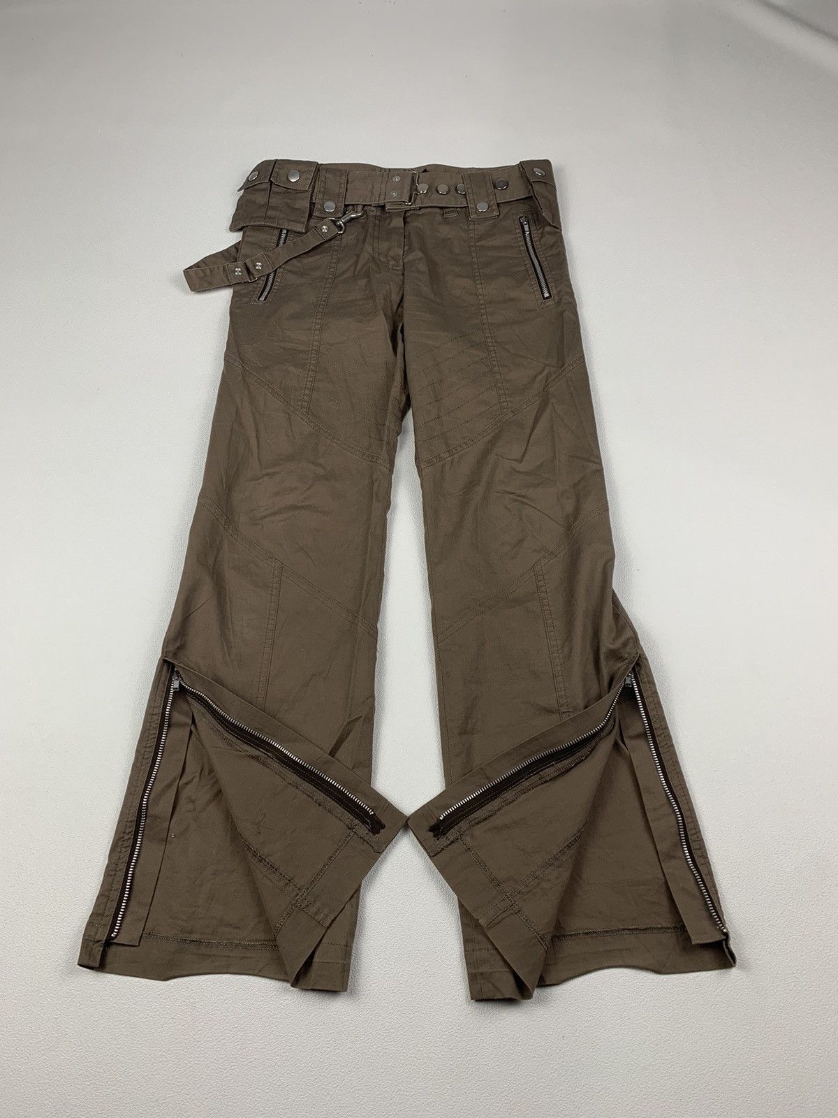 If Six Was Nine Dkny Belt BotCut Pants Size 28" / US 6 / IT 42 - 2 Thumbnail