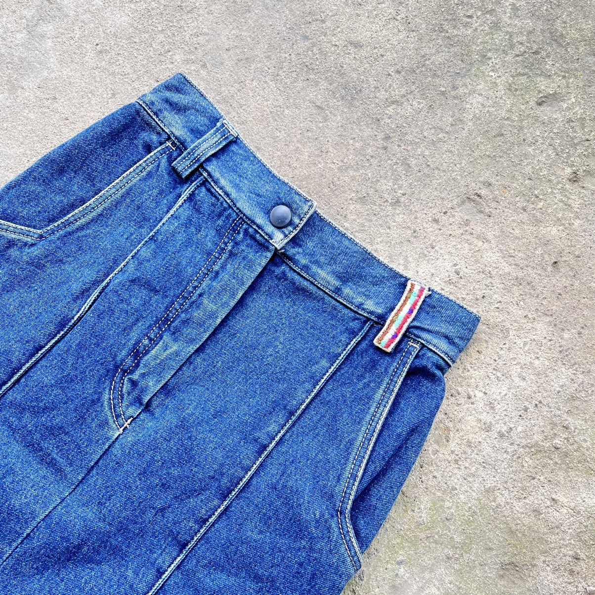 Missoni Vintage Missoni Sport Mini Skirt Denim Size 28" / US 6 / IT 42 - 5 Thumbnail