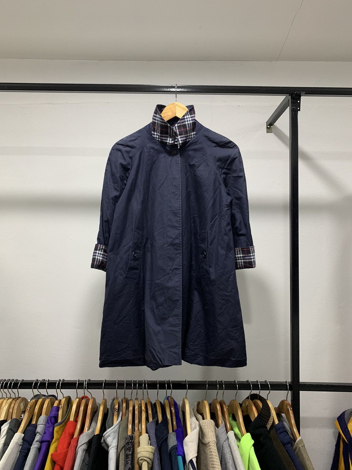 Burberry × Designer × Vintage Vintage Burberry Novacheck Coat Size M / US 6-8 / IT 42-44 - 1 Thumbnail