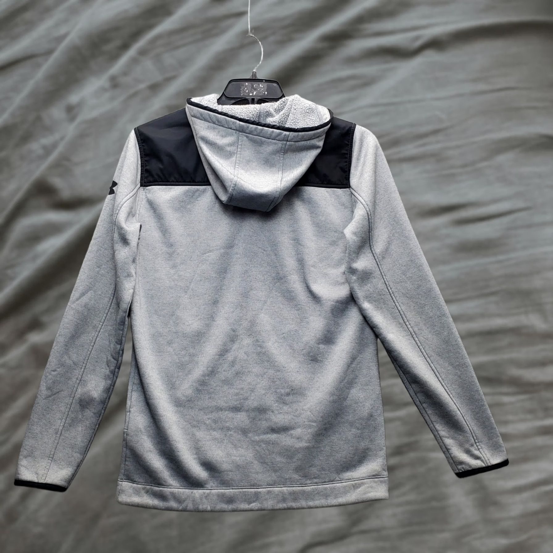 Under Armour Under Armour Mens Hoodie Small Multicolor Fitted ColdGear Lined Full Zip Sweatshirt Size US S / EU 44-46 / 1 - 1 Thumbnail