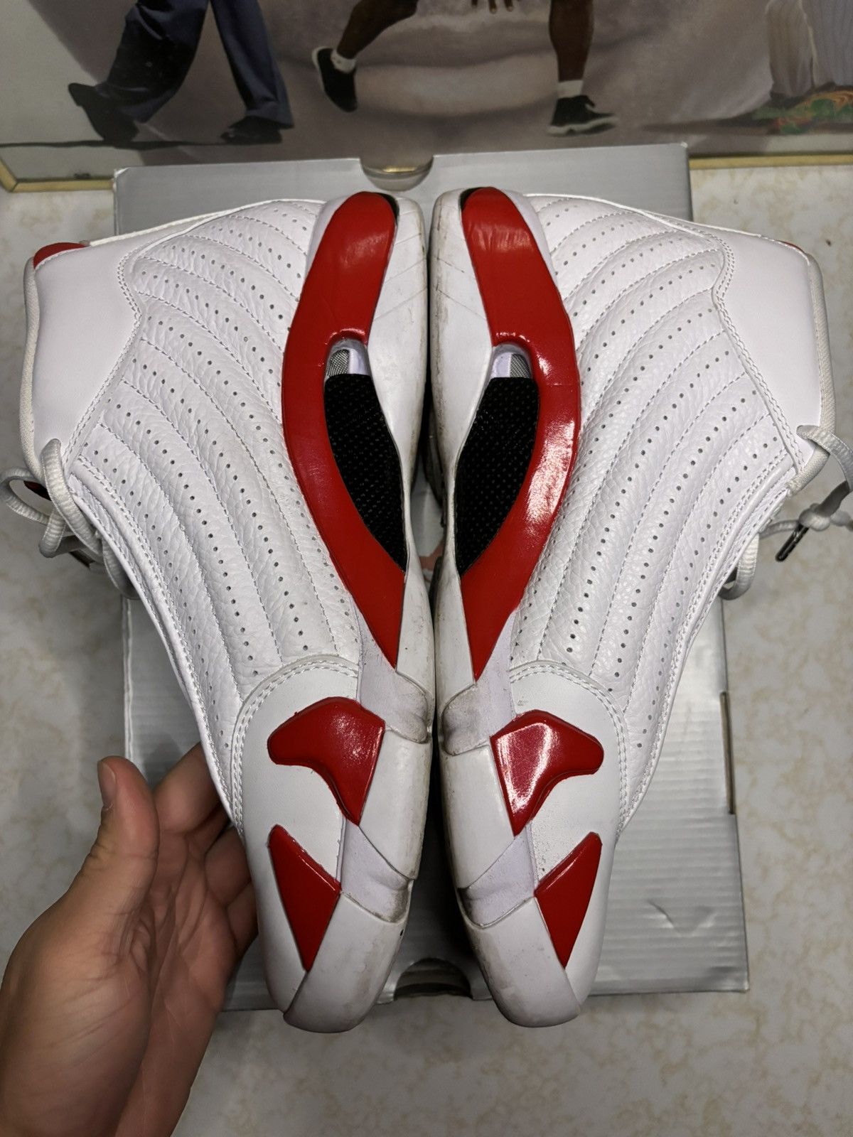 Jordan Brand Jordan Retro 14 ‘Candy Cane’ Size US 9.5 / EU 42-43 - 3 Thumbnail