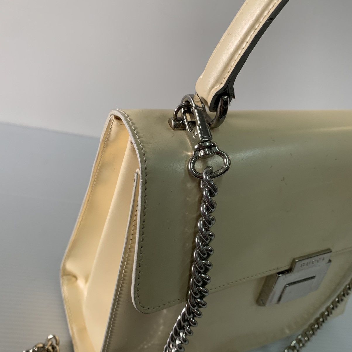 Gucci Gucci Leather Kelly Vintage Bag Size ONE SIZE - 9 Thumbnail