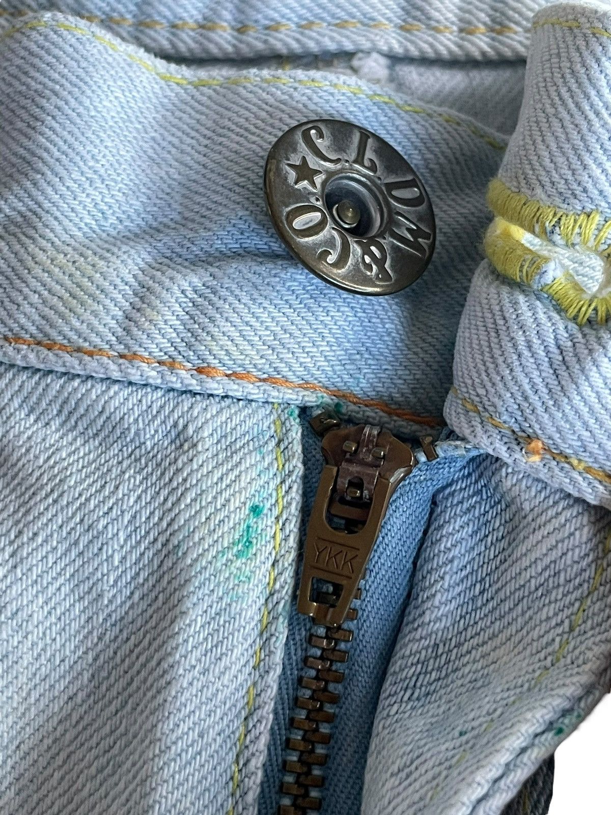 Japanese Brand Vintage Y2K Japanese Cocolulu Surf Trip Paint Spellout Jeans Size US 34 / EU 50 - 11 Thumbnail