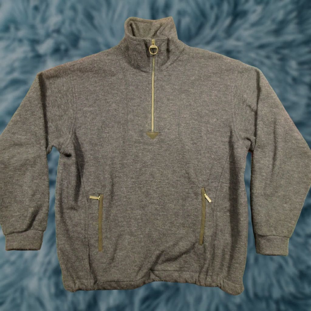 Barbour Barbour Wool Blend Anorak Hunting Coat Jacket Mens M Gray Pullover Parka Casual Regular Zip Snap Size US M / EU 48-50 / 2 - 1 Thumbnail