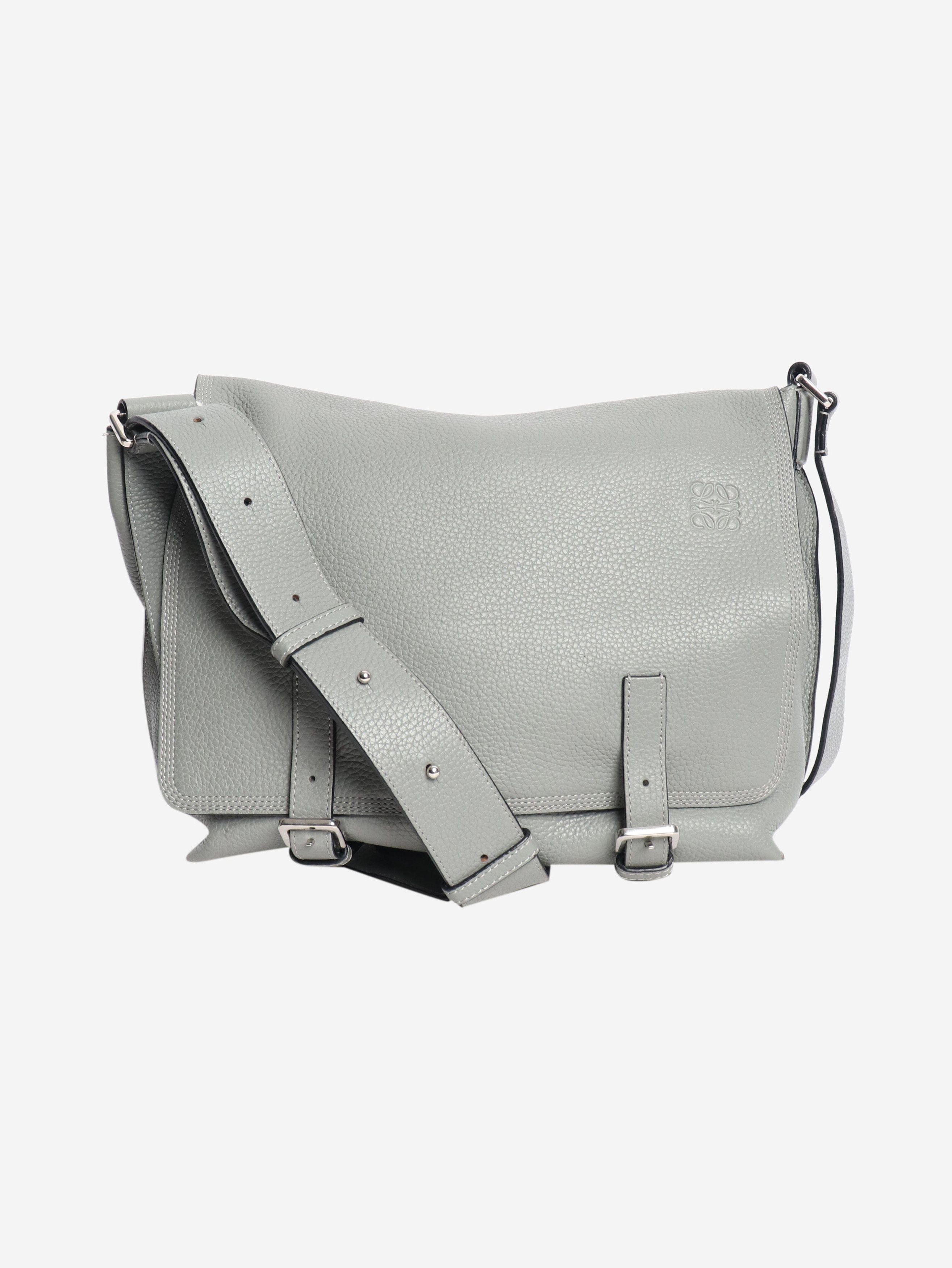 Loewe Sage green Military messenger bag Size ONE SIZE - 1 Thumbnail