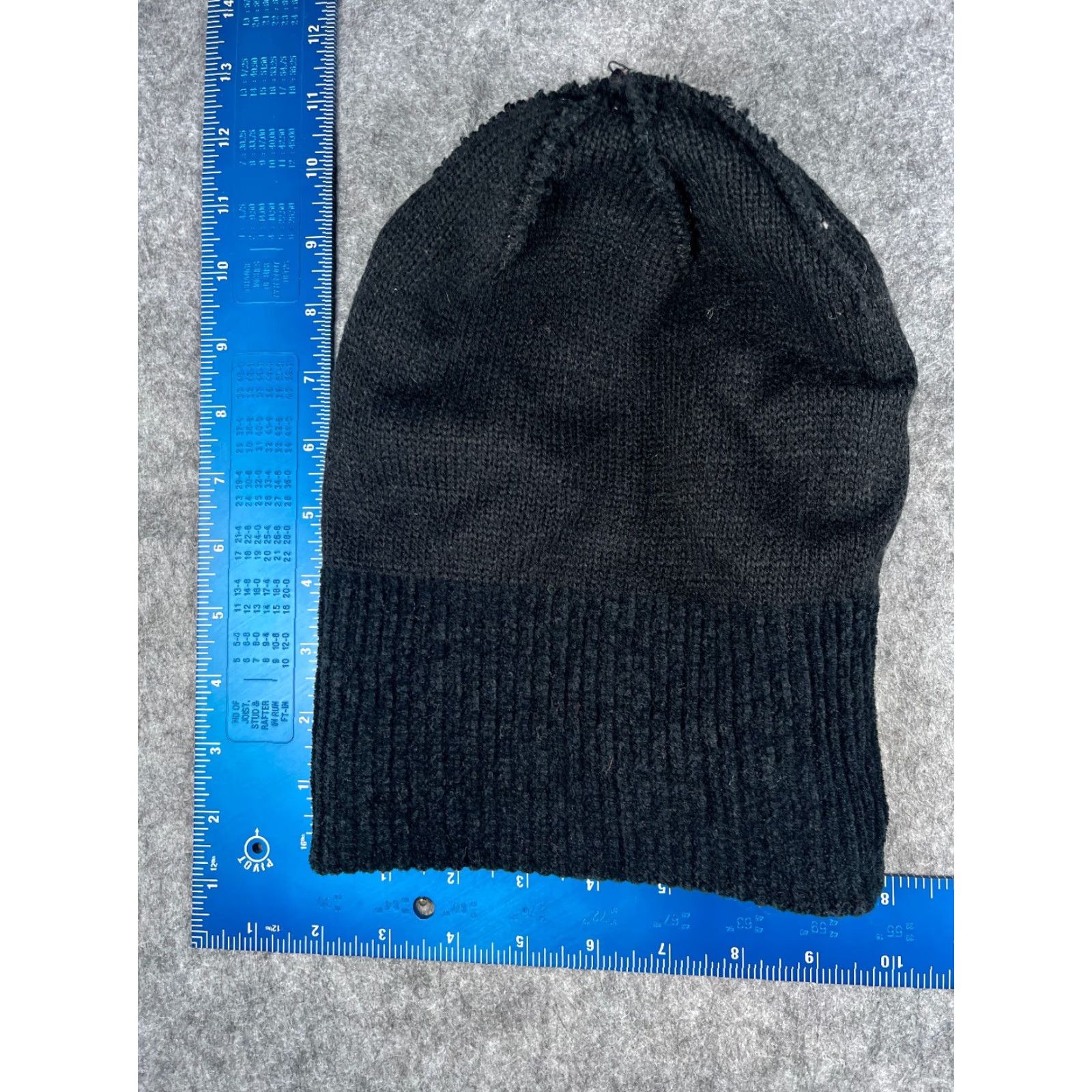 Sears Sears Beanie Adult One Size Black Fair Isle Knit Acrylic Blend Winter Ski Hat/Cap Unisex Adults Knit Beanie Men Women N/A? Size ONE SIZE - 4 Thumbnail