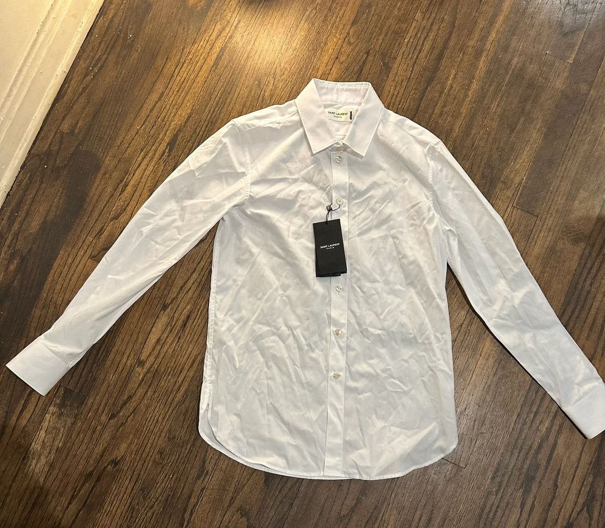 Saint Laurent Paris 100% Authentic Saint Laurent Paris white button up Size US S / EU 44-46 / 1 - 1 Thumbnail