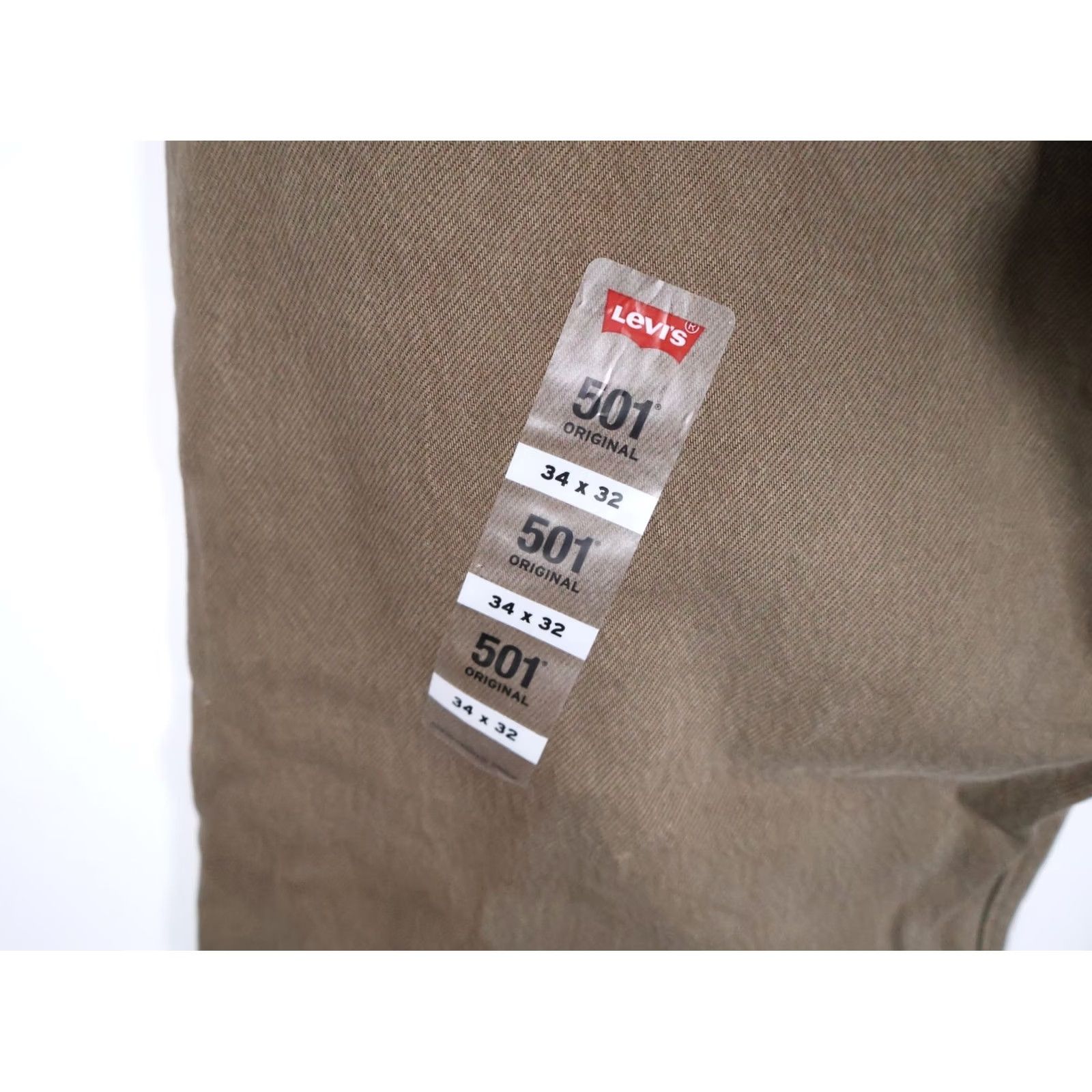 Levi's Levi'S Jeans Mens 34 Men Olive Button Fly Straight Leg Size US 34 / EU 50 - 3 Thumbnail