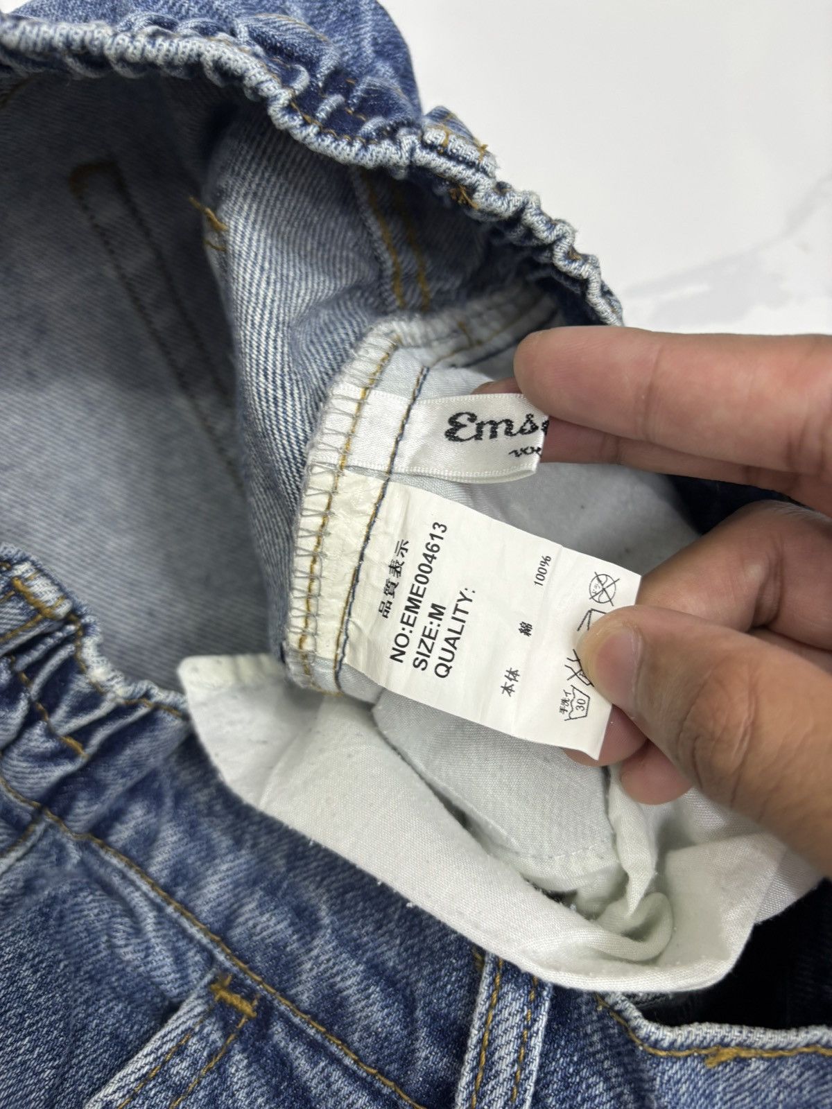 Hysteric Glamour × Japanese Brand 🔥Baggy Jeans Wide Leg Emsexcite Distressed Baggy Jeans Size US 28 / EU 44 - 10 Thumbnail