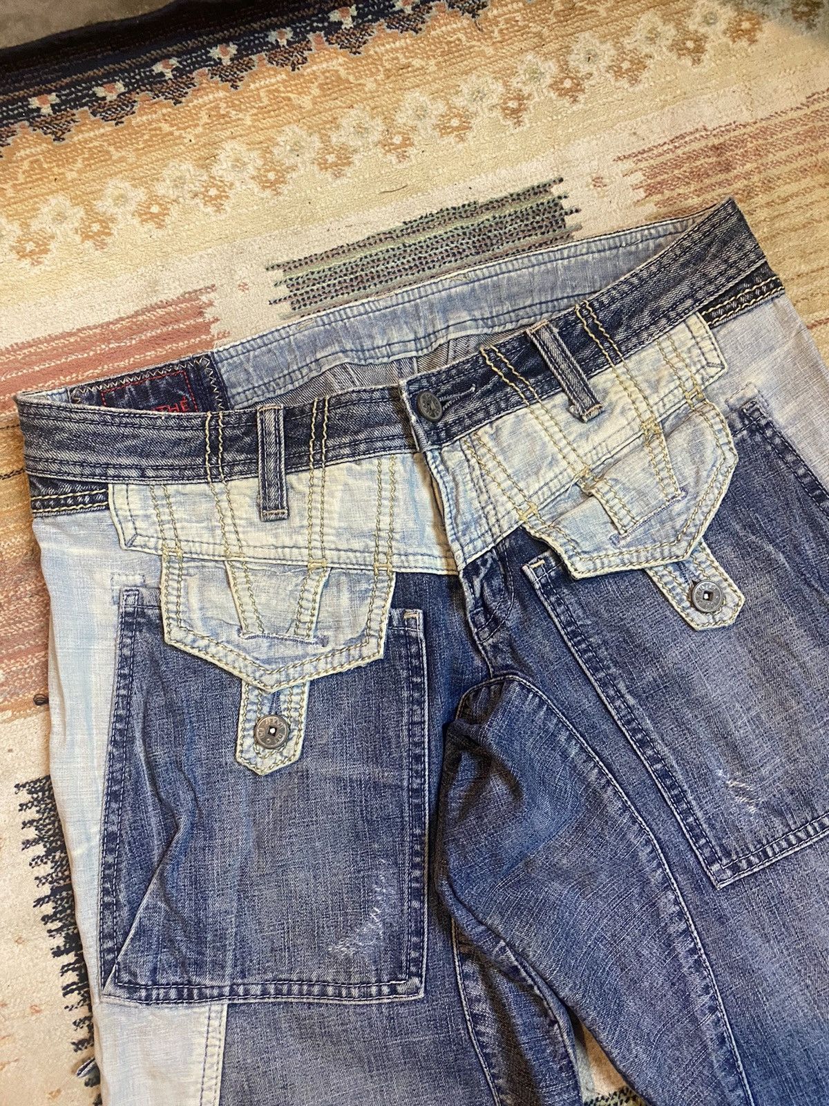 Marithe + Francois Girbaud ❗️ Distressed ❗️ Vintage MARITHE FRANCOIS GIRBAUD Pants Size US 32 / EU 48 - 6 Thumbnail