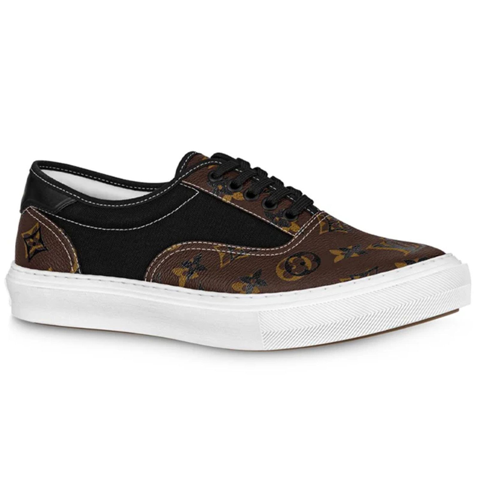 Louis Vuitton Louis Vuitton Trocadero Richelieu Black Monogram Logo Low Size US 9 / EU 42 - 1 Thumbnail