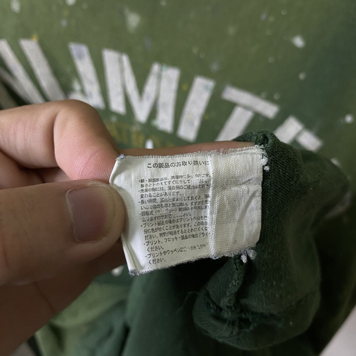 Vintage Y2K US Naval Unlimited Paratrooper Sunfaded Paint Splattered Size US XXL / EU 58 / 5 - 5 Thumbnail