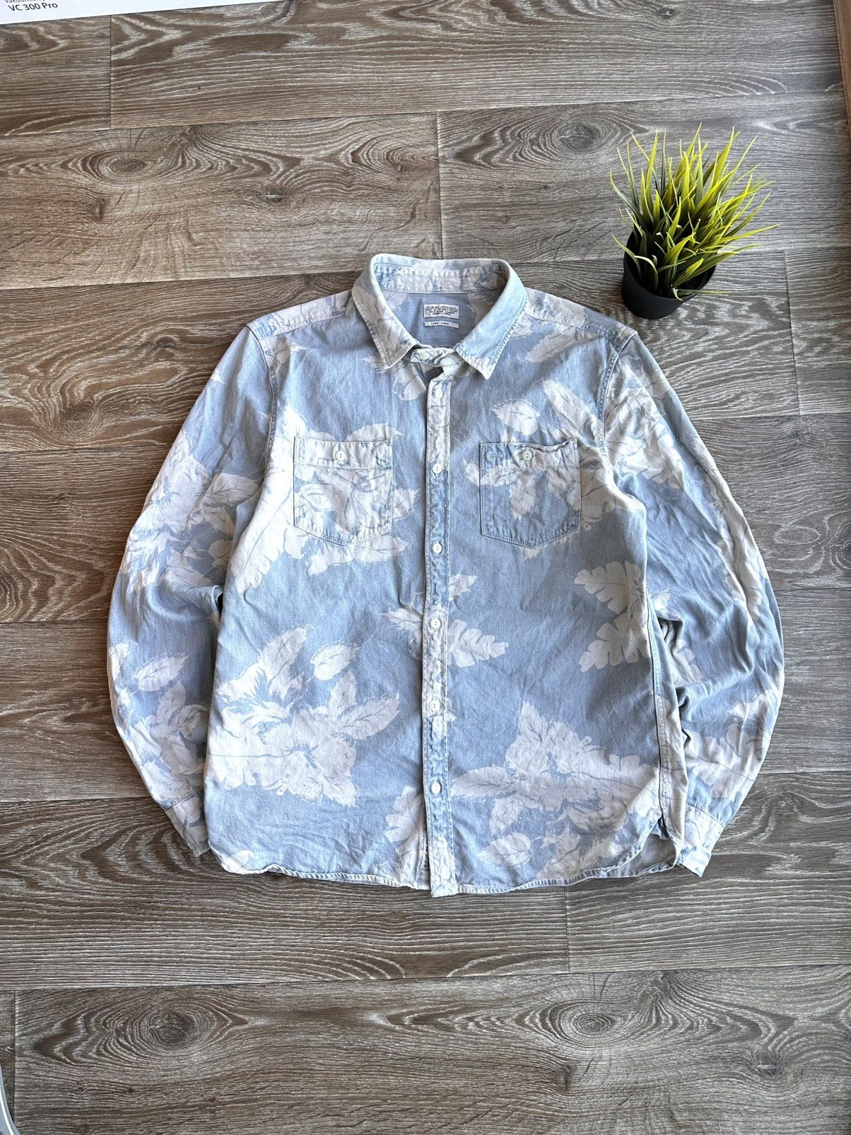 Allsaints 🔥 Allsaints Spitalfields Rockpile Button Up Denim Shirt Size US L / EU 52-54 / 3 - 1 Thumbnail