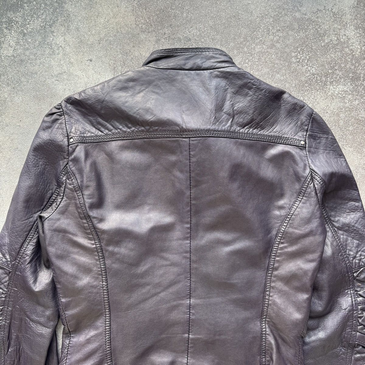 Hysteric Glamour Avant Garde Vintage Zip Details Biker Leather Jacket Size M / US 6-8 / IT 42-44 - 11 Thumbnail