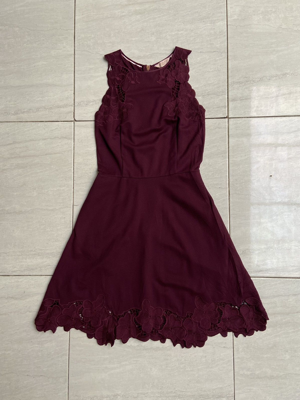 Ted Baker TED BAKER Midi Dress Size XXS / US 00 / IT 34 - 8 Thumbnail