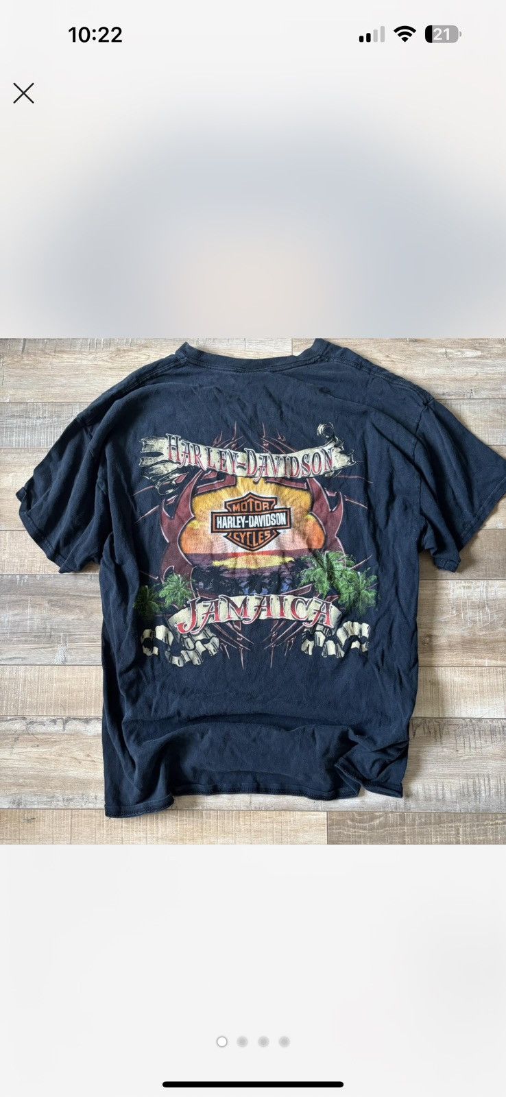 Vintage Jamaica Harley Davidson T shirt