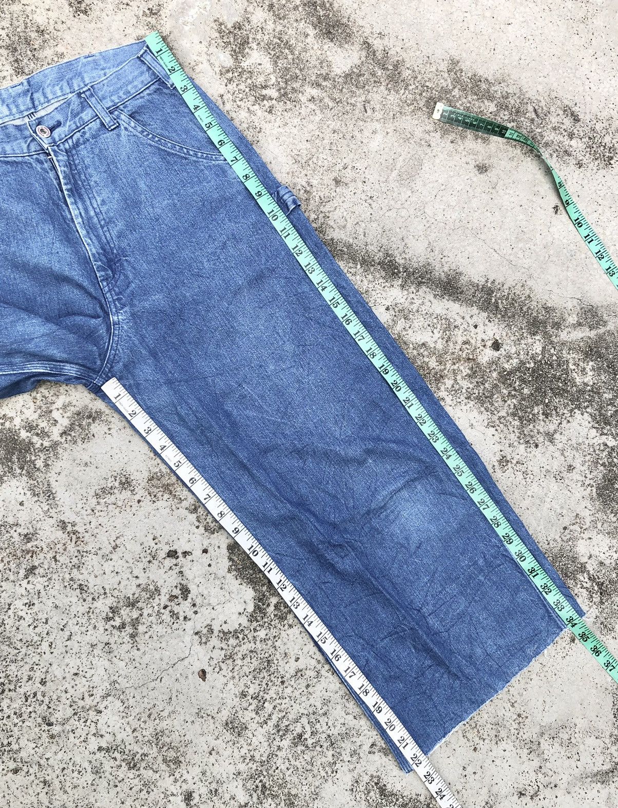 Other BAGGY CROPPED DENIM BY VINCENT ET MIREILLE Size US 28 / EU 44 - 7 Thumbnail