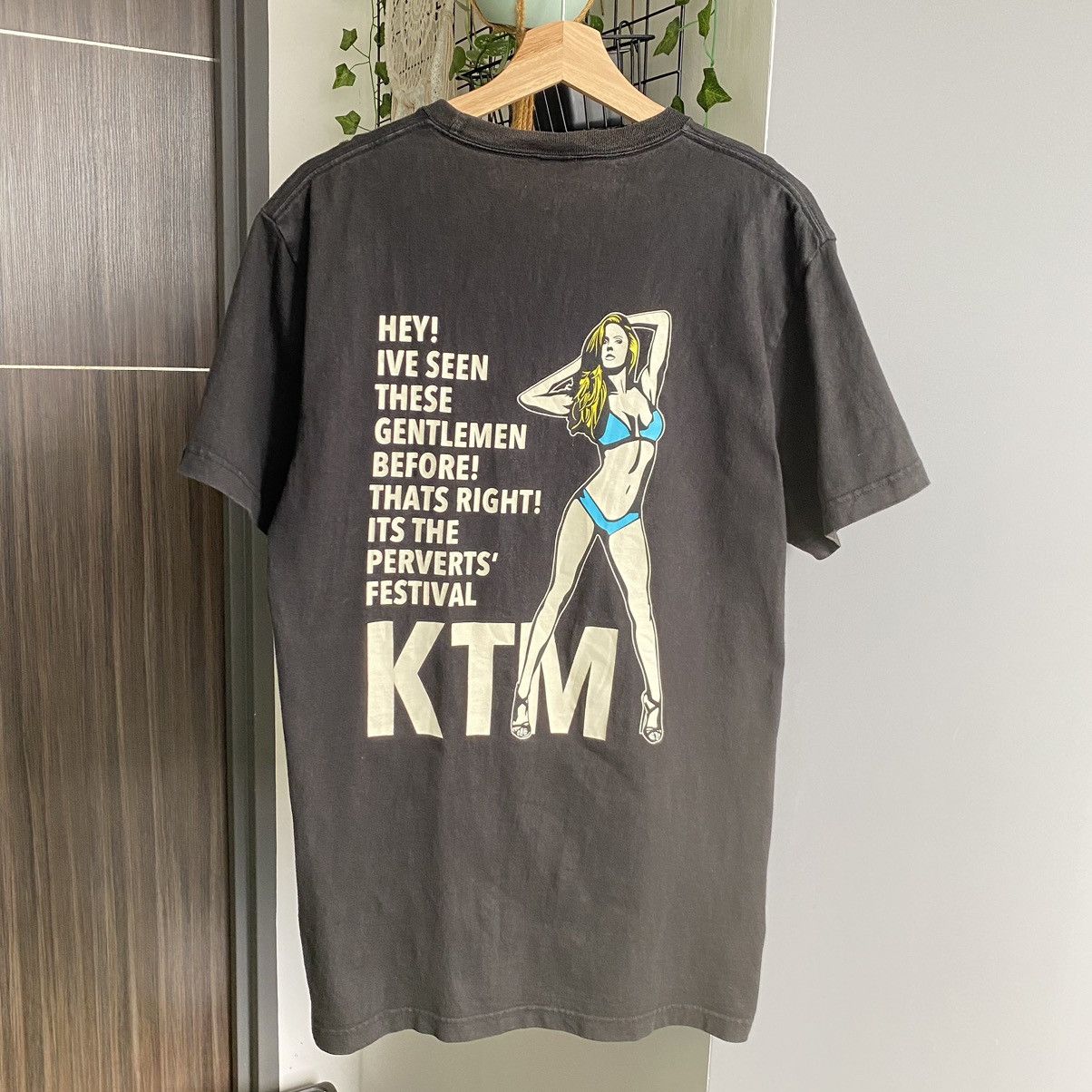 Vintage Thrashed Faded Vintage Y2K KTM ERD GRUNGE PORNSTAR TEE Size US XL / EU 56 / 4 - 1 Thumbnail