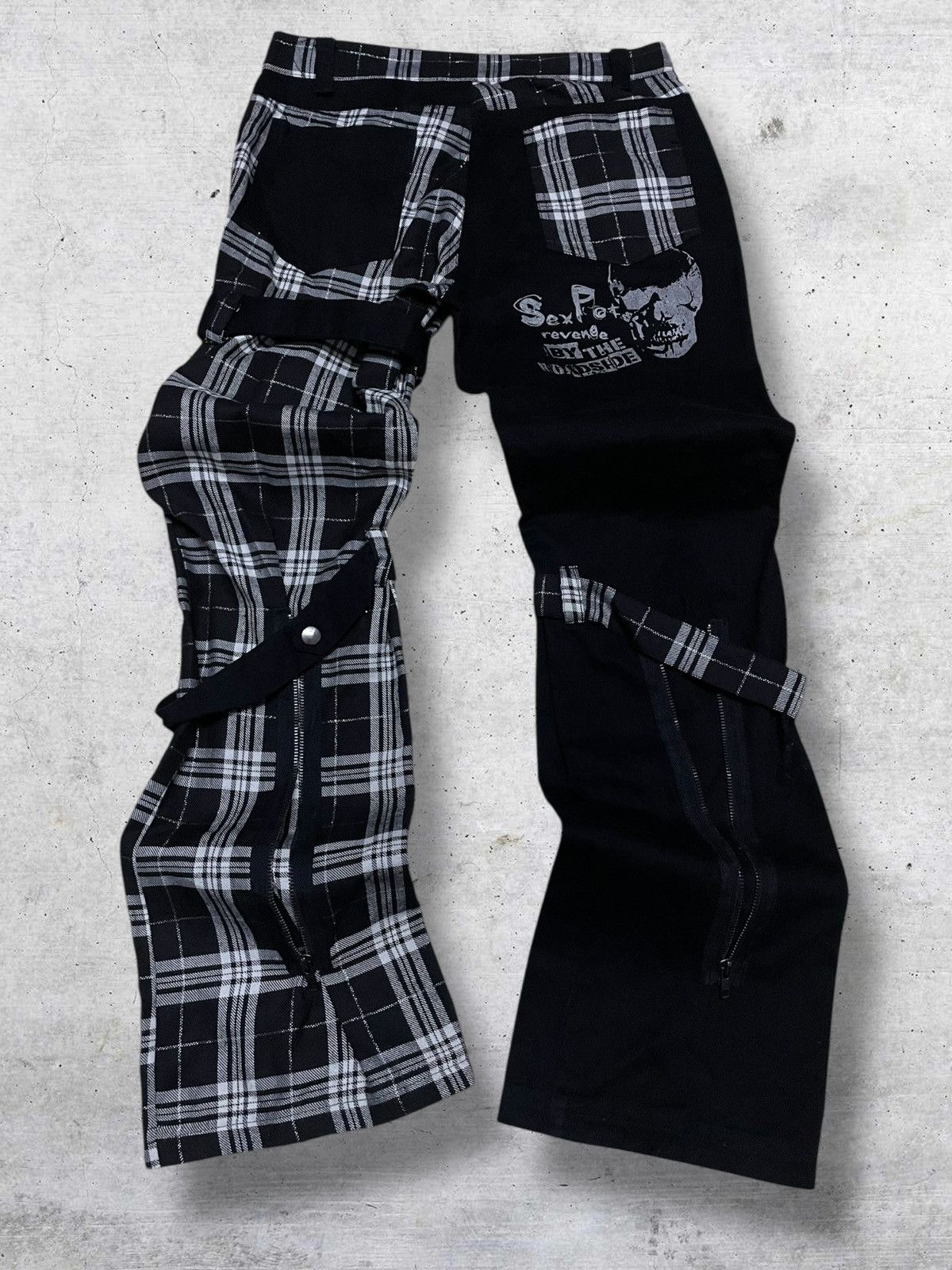 Hysteric Glamour VINTAGE SEX PORT JAPAN DESIGNER 90S BONDAGE PUNK DIVISION OG Size US 29 - 10 Thumbnail