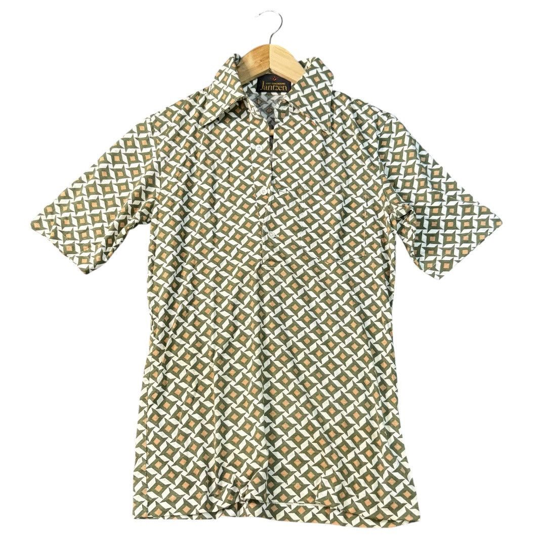 Jantzen Rare Vintage 60s Jantzen button-up patterned geometric Size US M / EU 48-50 / 2 - 1 Thumbnail