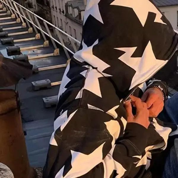 Japanese Brand Higuchi x natsu Star Oversize Zip Up Hoodie Size US M / EU 48-50 / 2 - 4 Thumbnail