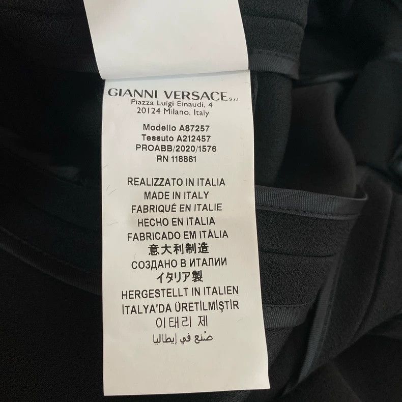 Versace Versace Black blazer Size S / US 4 / IT 40 - 9 Thumbnail