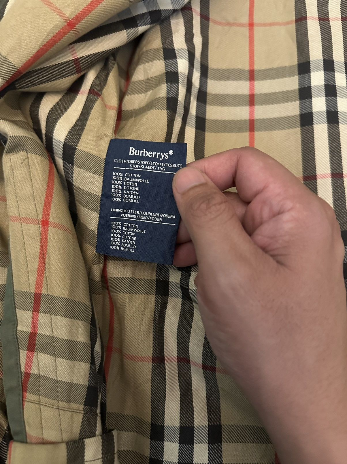 Burberry × Vintage Trench coat by burberrys made in england Size US M / EU 48-50 / 2 - 8 Thumbnail