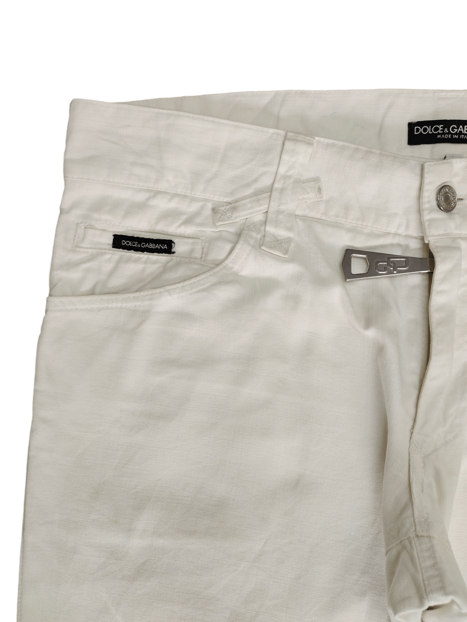 Dolce & Gabbana Vintage Dolce & Gabbana Studded Pocket Jeans Low Rise Size US 36 / EU 52 - 3 Thumbnail