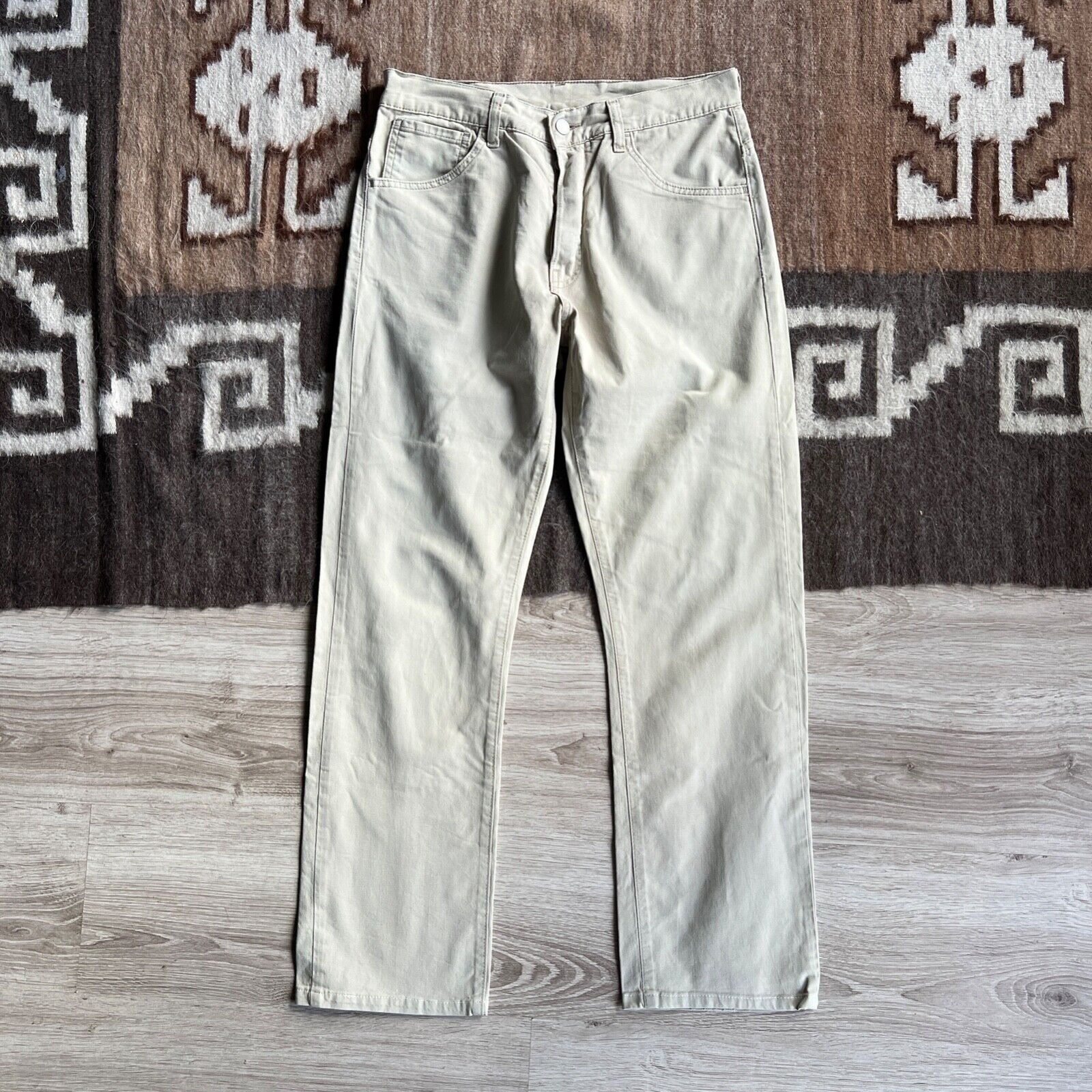 Levi's Levi's Vintage Beige Cotton Pants 8900AC Size US 31 - 2 Thumbnail