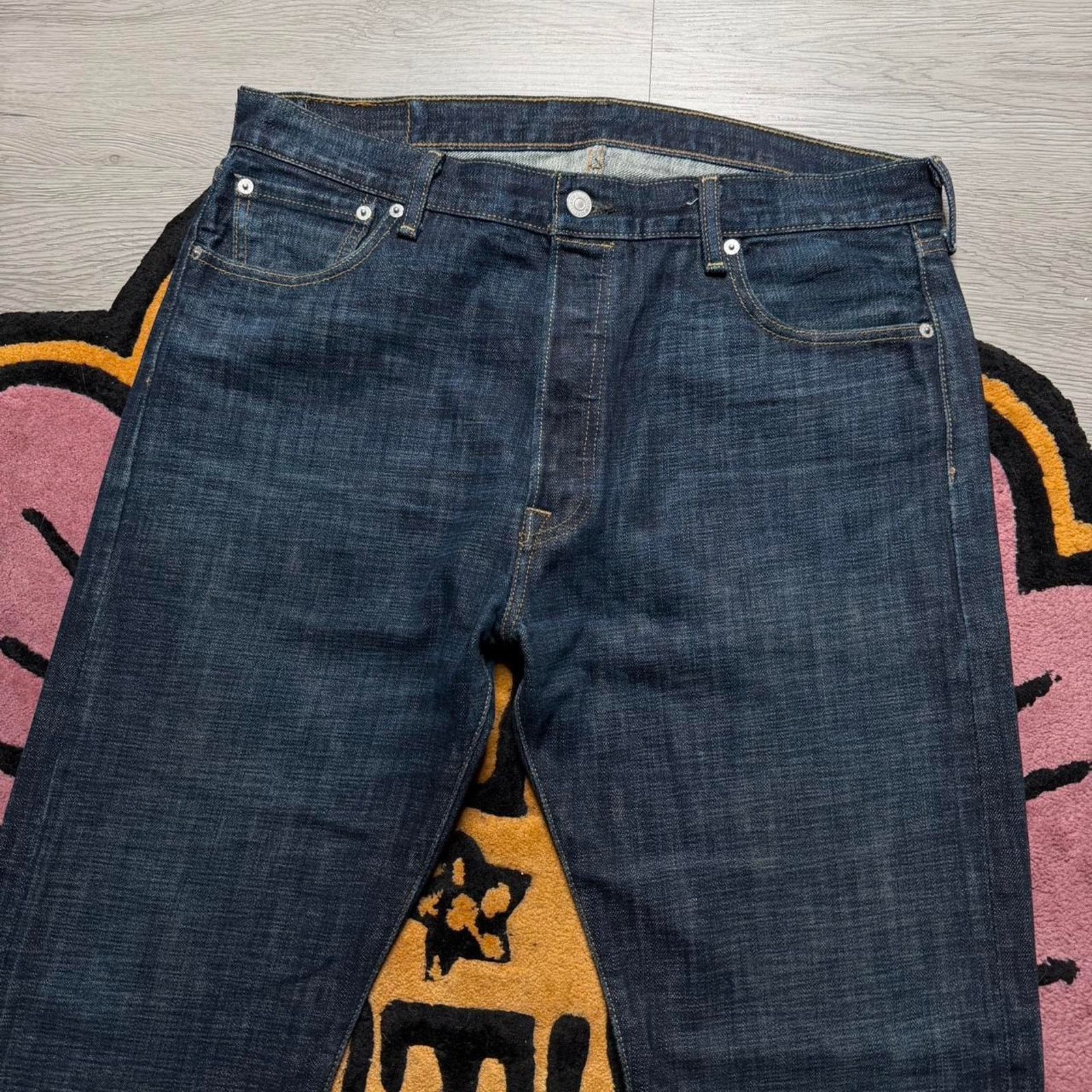 Levi's Levi’s Strauss 501 Button Fly Straight Leg Denim Jeans 36x30 Size US 36 / EU 52 - 2 Thumbnail
