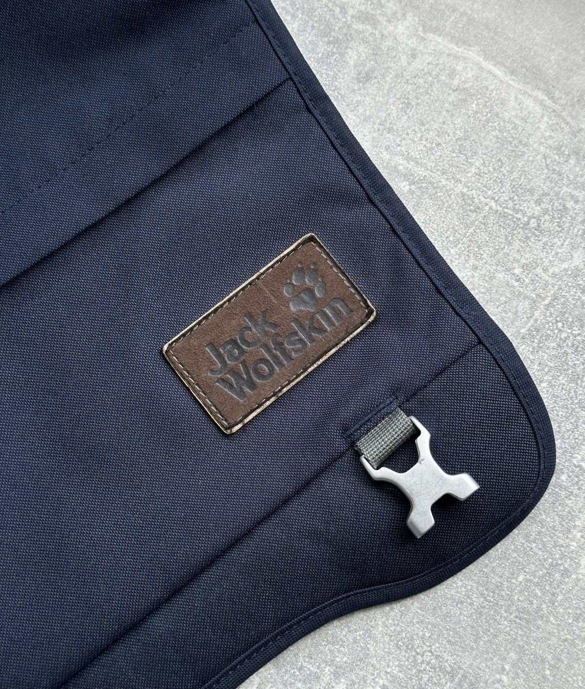 Jack Wolfskin Jack Wolfskin Camden Town Messenger Bag Navy Blue Crossbody Size ONE SIZE - 8 Thumbnail