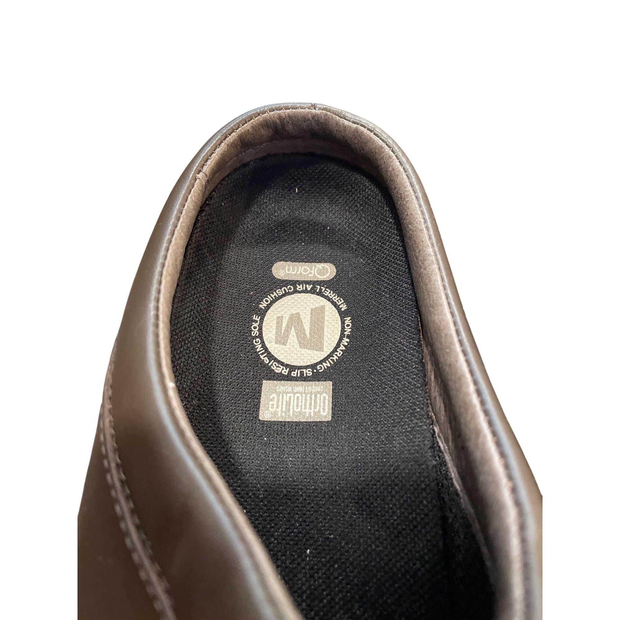 Merrell Merrell Ortholite Foam wms brown leather clogs mules sz 8 SK Size US 8 / IT 38 - 10 Thumbnail