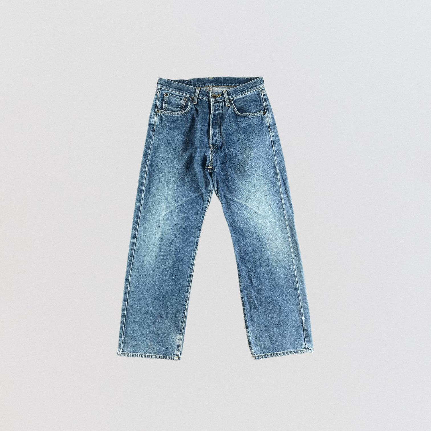Edwin Vintage Blue Wash Edwin 505 Selvedge Jeans-JM3636 Size US 32 / EU 48 - 1 Thumbnail