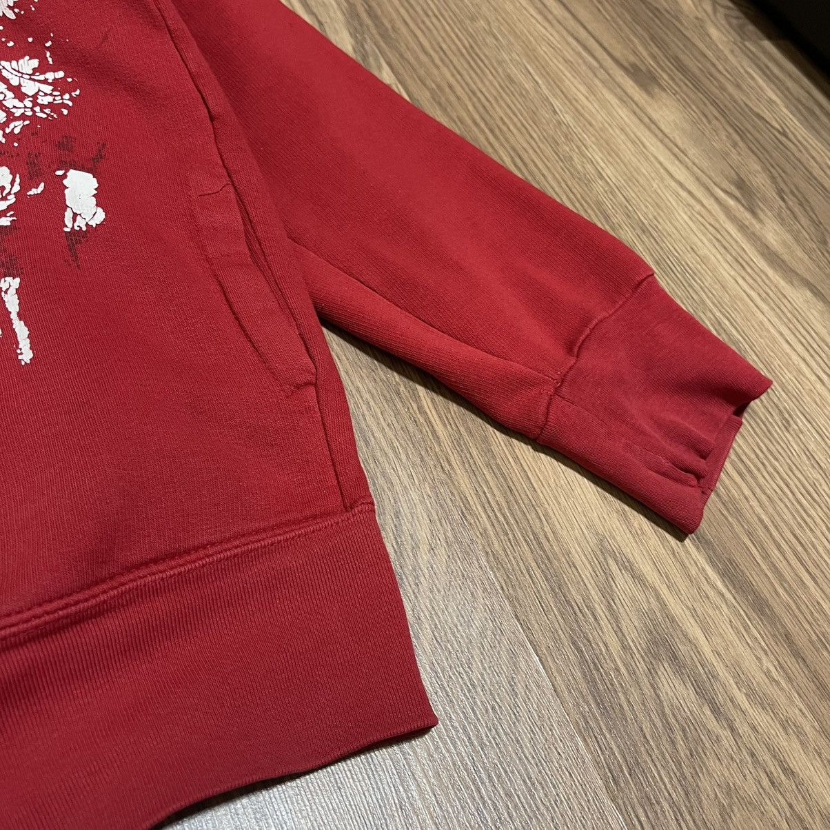 Bugle Boy Y2K Red Bugle Boy skull zip-up skull and wings zip up hoodie Size US L / EU 52-54 / 3 - 5 Thumbnail