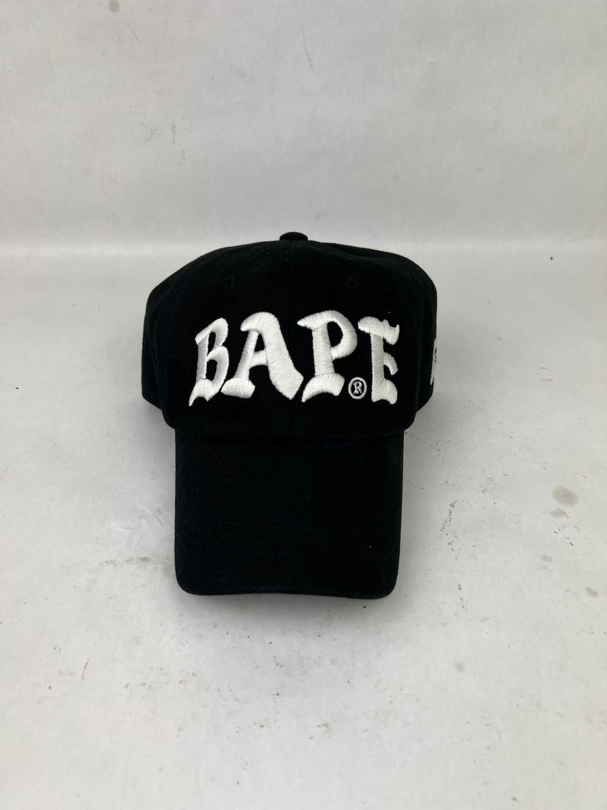 image of Bape Logo Hat in Black, Men's