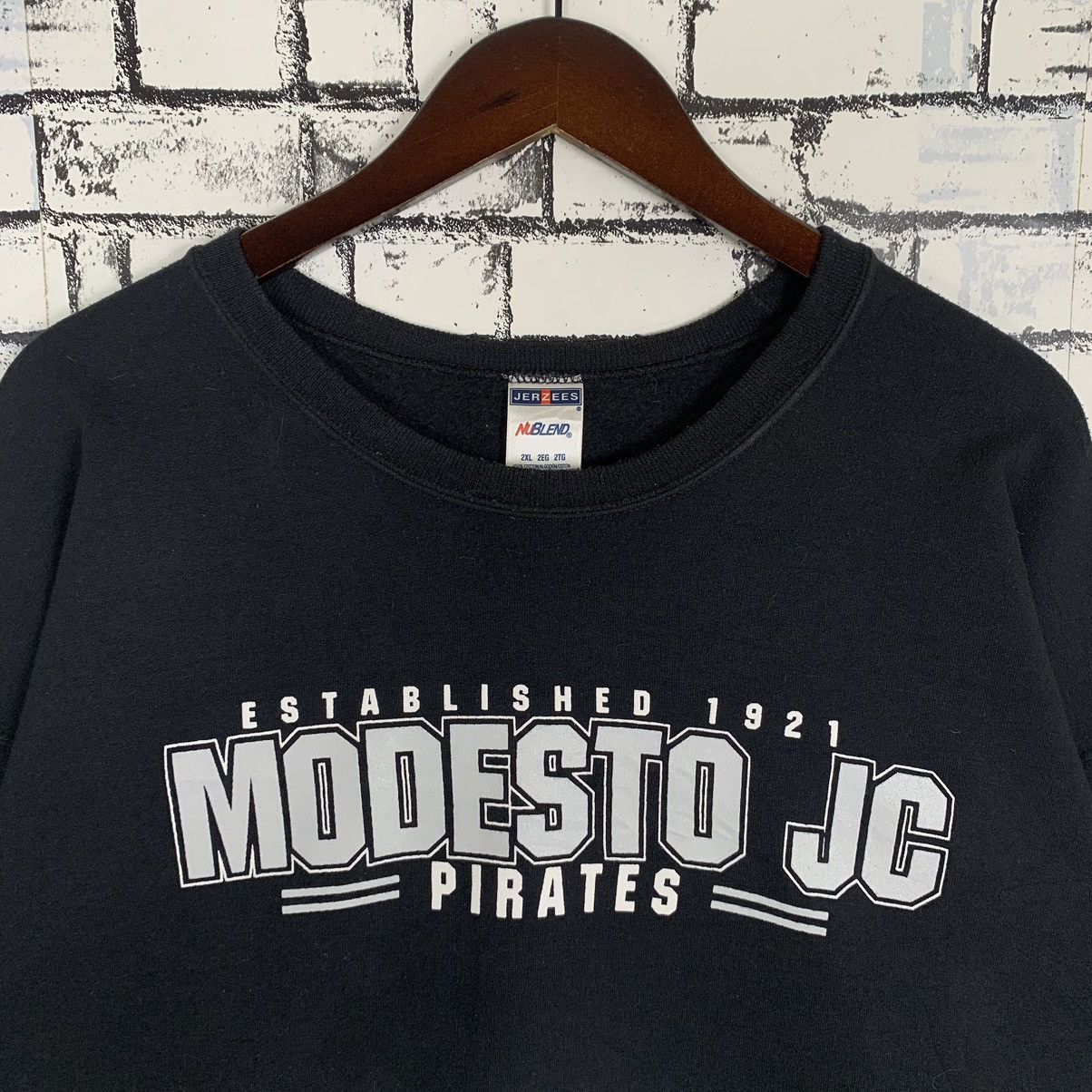 Vintage Modesto Junior College Sport Teams MCJ Pirates Sweatshirt Size US XL / EU 56 / 4 - 2 Thumbnail