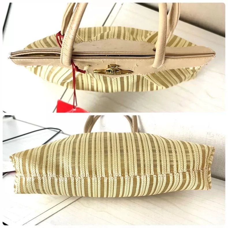 Vivienne Westwood Vivienne Westwood size os Mid-aged beige woven bag Size ONE SIZE - 3 Thumbnail