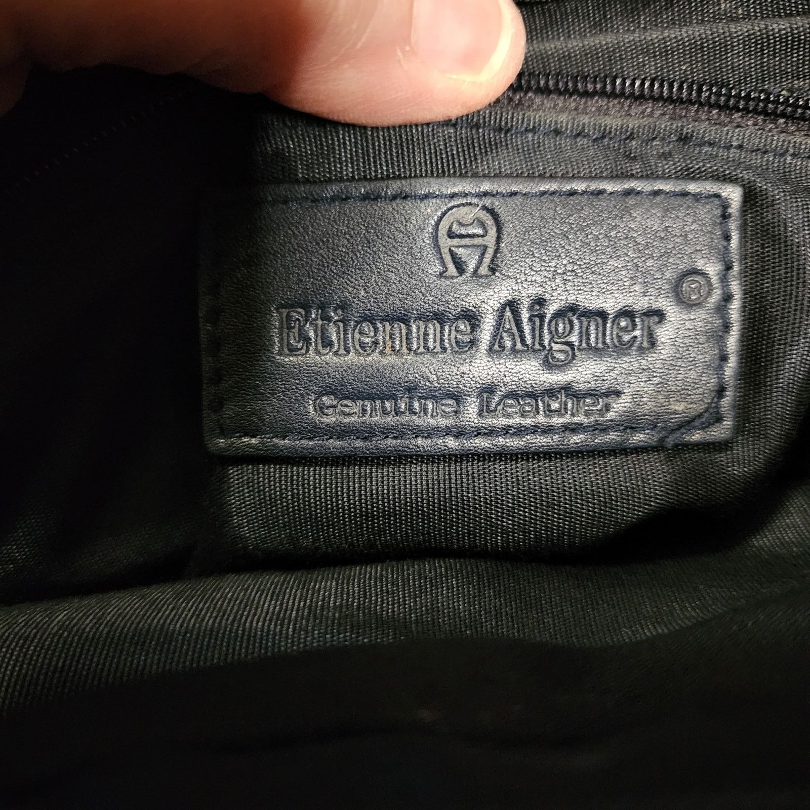 Etienne Aigner Vintage Etienne Aigner Small black leather Purse handbag 4a Size ONE SIZE - 10 Thumbnail